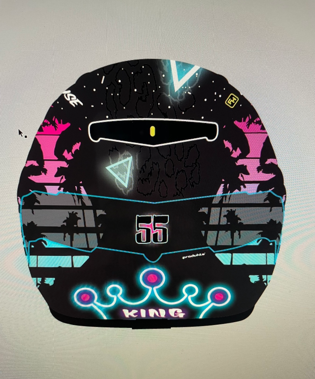 Cole King helmet