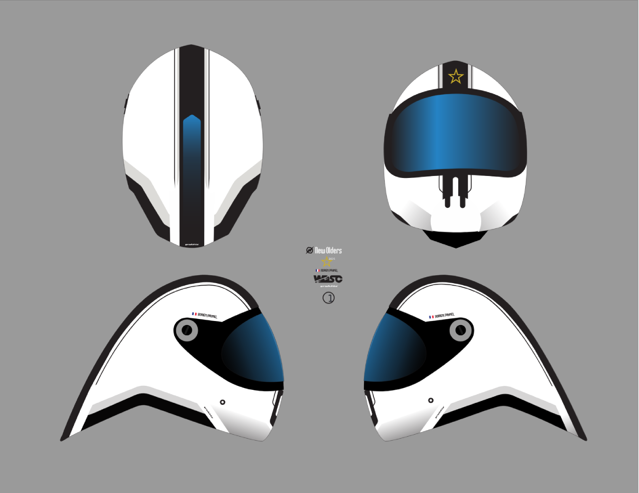 Adrian Paynel helmet
