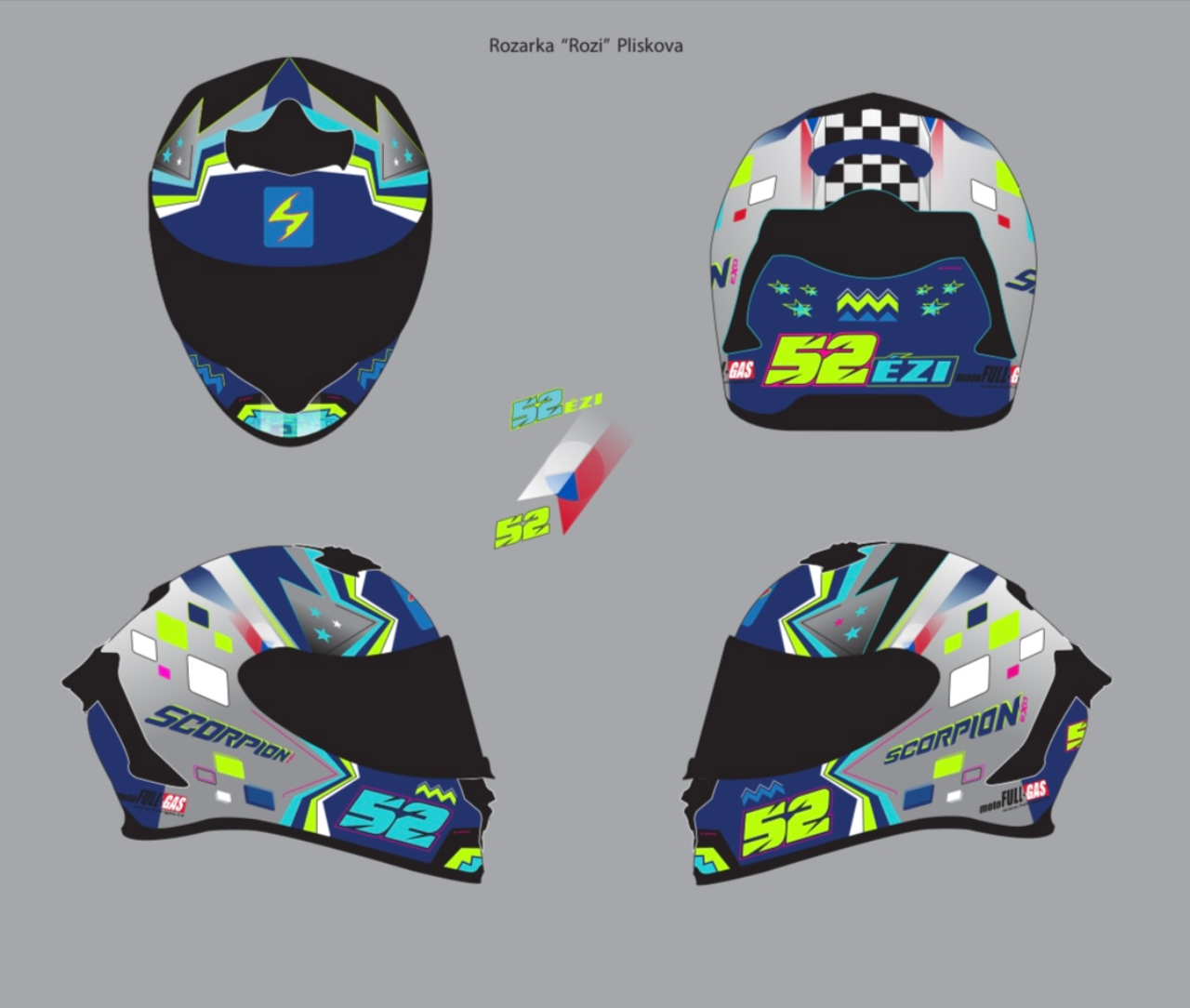 Rezi Pliskova helmet