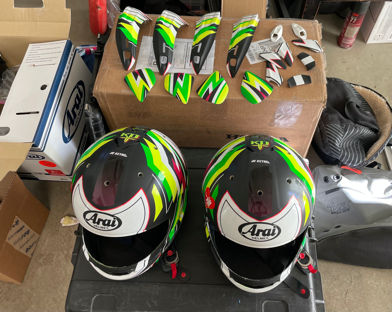 Kaleb DeKeyrel helmet